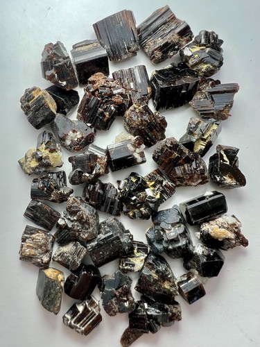 Lotto cristalli vesuvianite - lotto,