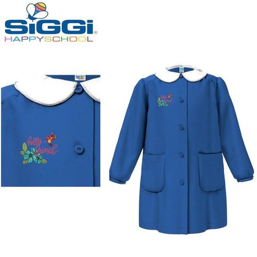 Grembiule scuola blu con
