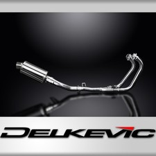 SUZUKI GW250 INAZUMA 2013-18 SCARICO COMPLETO 225mm SILENZIATORE OVALE INOX