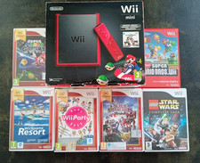 Nintendo Wii mini (completa+2 controller) MARIOKART. In più 6 giochi (in foto).