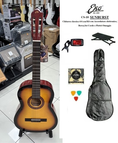 Eko cs10 sunburst - eko, chitarra