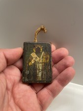 Molto antica icona russa Dipinto Su Tavola San Nicola o altro santo