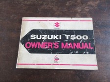 Suzuki T500 OEM Owner's manual