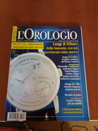 Rivista orologio 37 del - l'orologio, n.