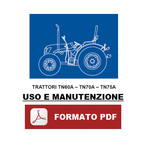 New holland manuale uso - new, tn-a