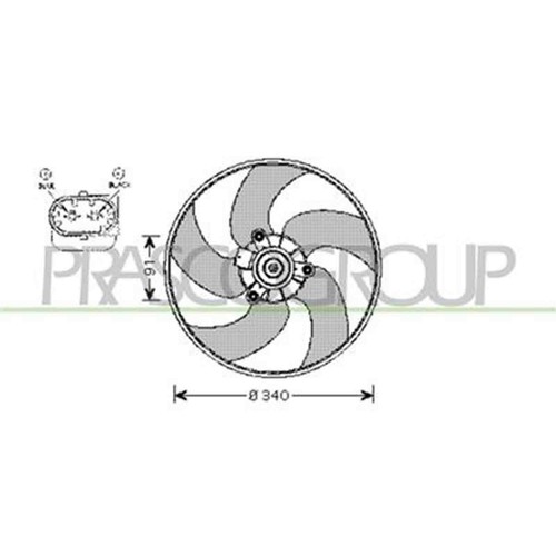 Ventola per peugeot 206 - per,