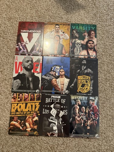 Pwg wrestling dvd - lot, bola