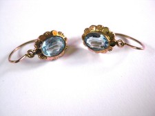 Orecchini antichi oro 333 con