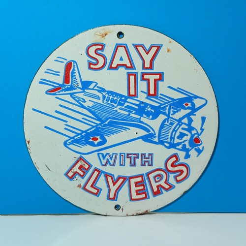 Vintage say with - it, flyers