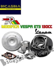 1306 - CILINDRO DR 57 130 CC VESPA 125 PRIMAVERA ET3 PK S XL APE 50 TM P FL FL3