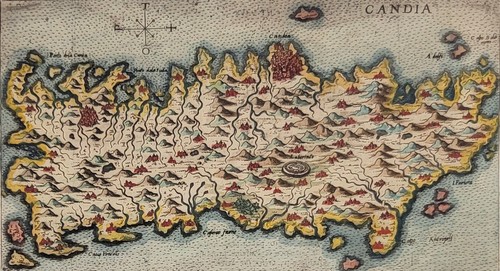 Mappa cluverio creta - di,