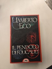LIBRO DEL 1990 DI UMBERTO ECO : '  IL PENDOLO DI FOUCAULT  '  !!