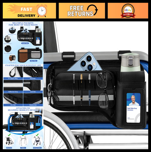 Borsa laterale multitasche per