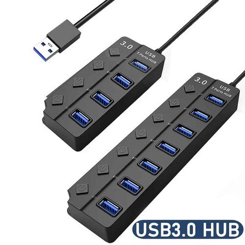 Hub usb 4 7 porte - hub, 3.0