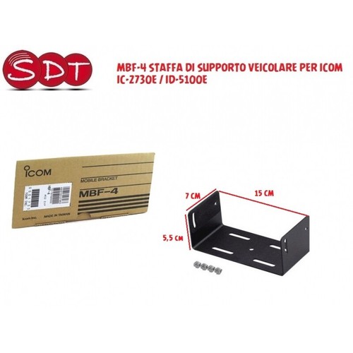Icom mbf staffa - mbf-4, supporto