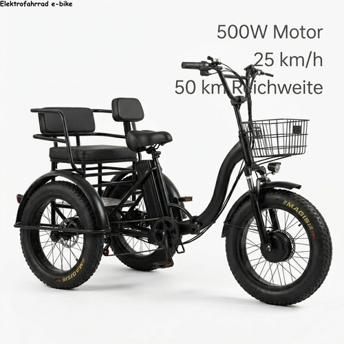 Triciclo elettrico 500w 48v - elettrico,