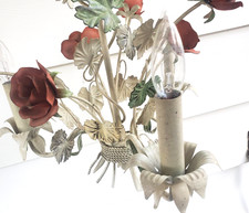 Lampadario vintage Tole