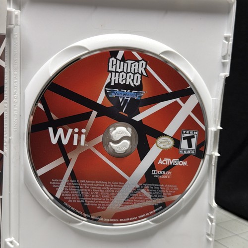 Nintendo wii guitar hero - guitar, van