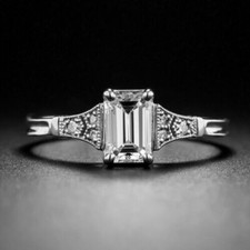 Vintage 1.3CT Diamanti Finti