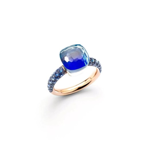 Anello pomellato nudo classico - anello,