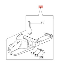 EFCO OLEOMAC SERBATOIO SEMI IMPUGNATURA 137 141 MT 3700 4100 4400 440 GRIGIO