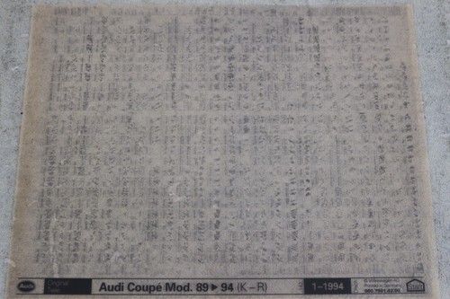 Audi coupè mod - "mod., 89>94"