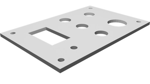 Pannello controllo per laser - pannello,