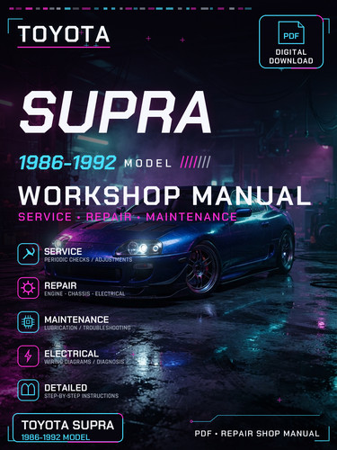 Toyota supra 1986 1987 - toyota, 1988