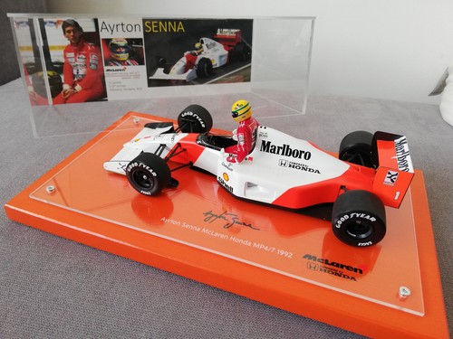 Mclaren mp4 7 ayrton - 1:18, mp4/7