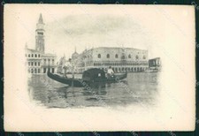 Venezia Città Gondolieri Palazzo dei Dogi FG cartolina RT7204