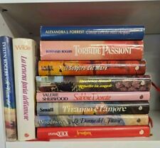 Lotto 10 Romanzi Rosa Storici CDE Euroclub cop. rigida anni 80 90 titoli in foto