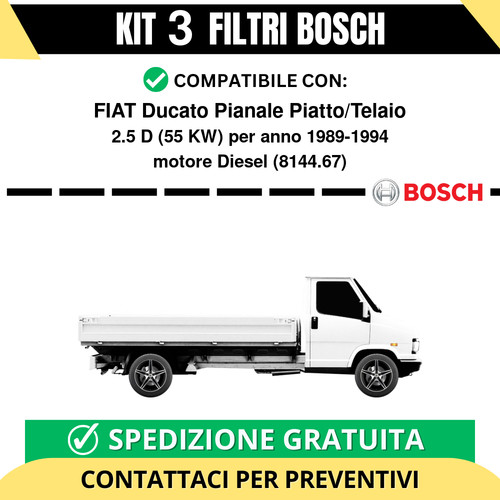 Kit bosch filtri tagliando - bosch,