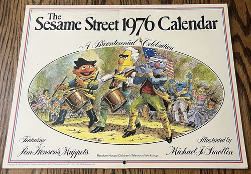 Calendario sesame street 1976 - calendario,
