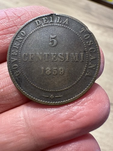 Centesimi 1859 governo della - 5,