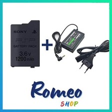 Batteria e Caricabatterie compatibile per Sony PSP SLIM Serie 2000 e 3000 3004