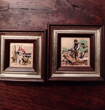 Due piccole litografie su