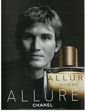  PUBBLICITA' ORIGINALE DEL 2000 - PROFUME ALLURE CHANEL POUR HOMME