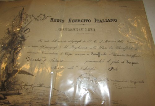 Attestato diploma nomina - , a