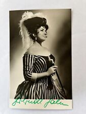 Autografo GERTRUDE JAHN-Mezzosoprano-Cantante d'opera-cartolina autografata-bellissima