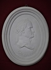 CHALK CAST BAS-RELIEF