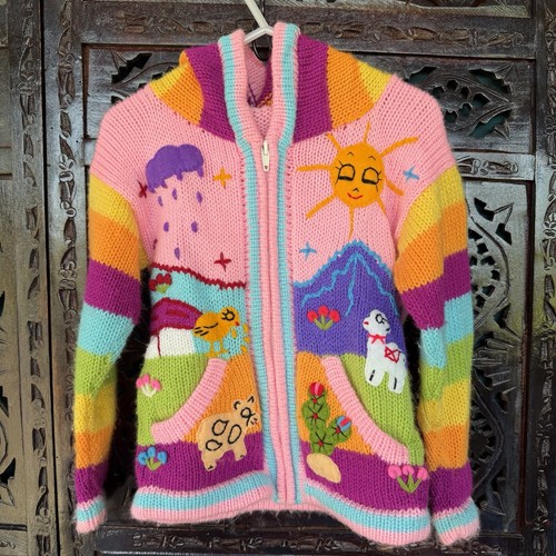 Giacca maglione con - , cappuccio