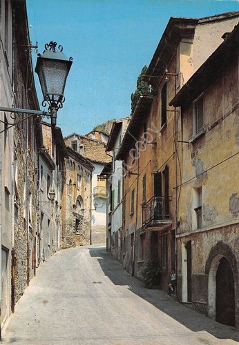 Cartolina meldola via - meldola, rocca