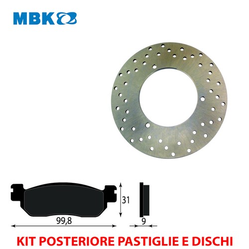 Kit pastiglie dischi freno - dischi,