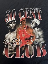 50 Cent Graphic Black T-Shirt