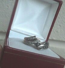 Moderno Superbo 9ct Oro Bianco