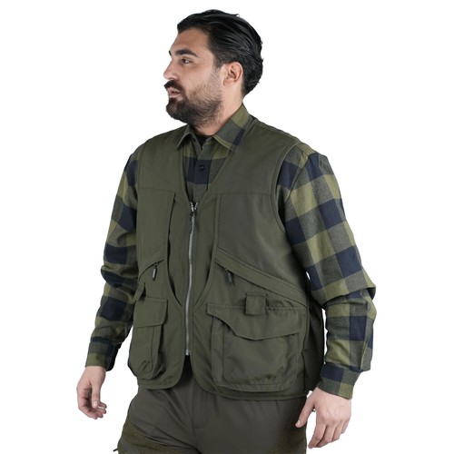 Gilet smanicato carniere