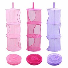 LIVEHITOP Rete Organizer Portaoggetti 3 Pezzi Set, Pieghevole Spazio Salva Porta