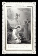 santino merlettato-holy card-canivet*LETAILLE pl.483 IMITAZIONE DI GESU' CRISTO