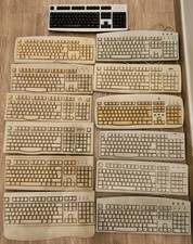 Stock di n. 13 Tastiere PS/2 usate di varie marche