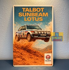 Poster Talbot Sunbedam Lotus
